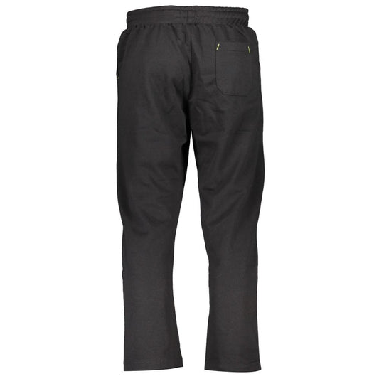 Gianmarco Venturi Black Cotton Men's Sweatpant