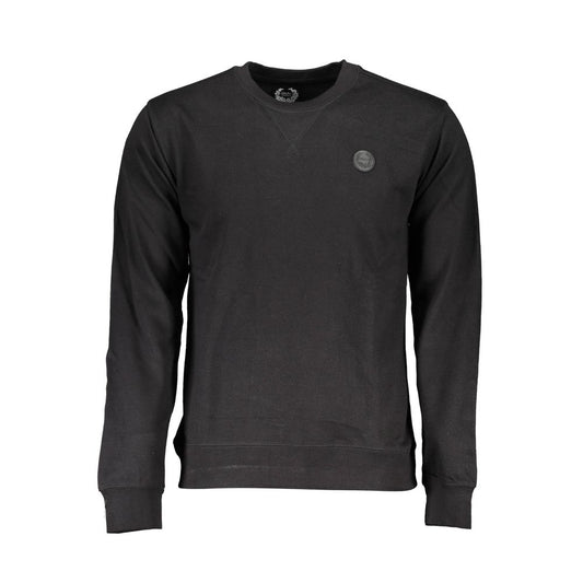 Gianmarco Venturi Black Cotton Men Sweatshirt