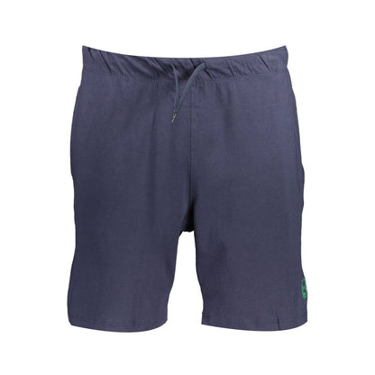 Gianmarco Venturi Blu Cotton Men's Sport Short