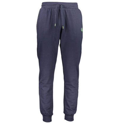 Gianmarco Venturi Blu Cotton Men's Sweatpant