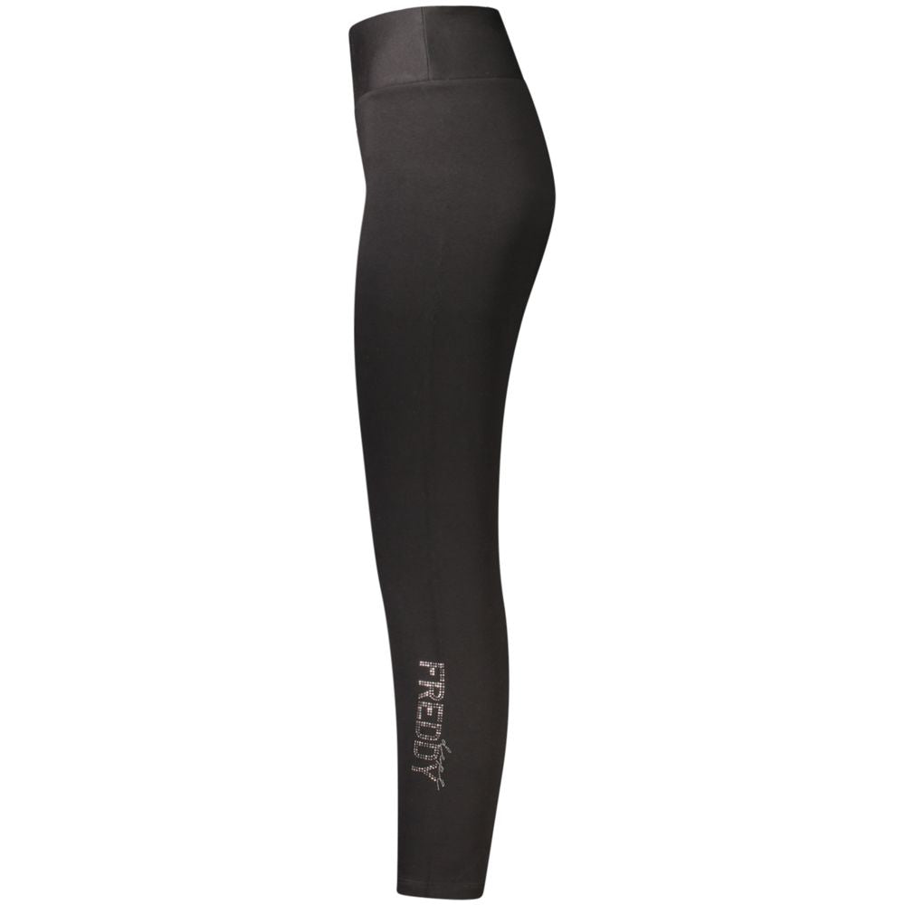 Freddy Black Cotton Women's Sweatpant