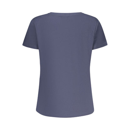 Freddy Blue Cotton Women T-Shirt