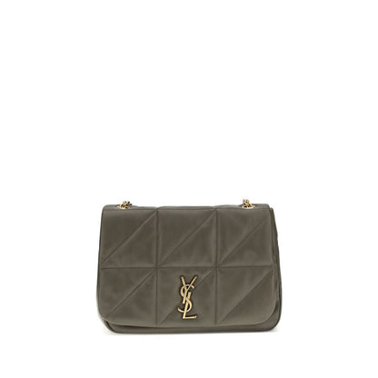 Saint Laurent Bicolor Calf Leather Bos Taurus Shoulder Bag