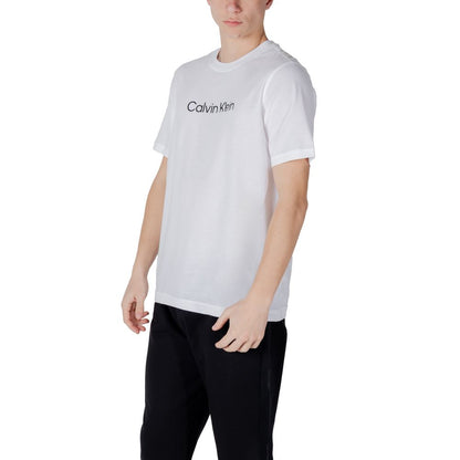 Calvin Klein Sport Baumwoll-T-Shirt in Weiß
