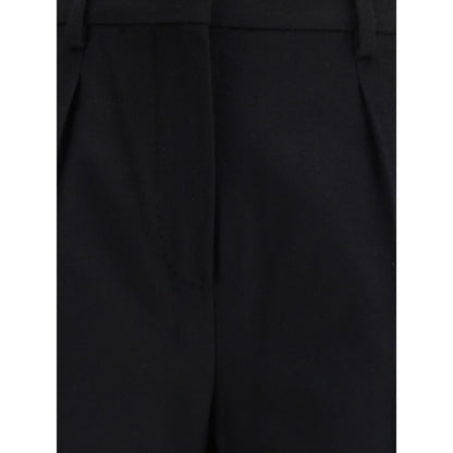Max Mara Black Camel Hair  Casual Pants