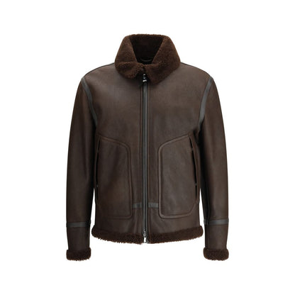 Valstar Brown Calf Leather Bos Taurus Coat
