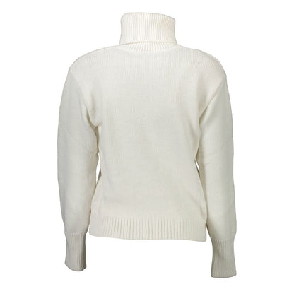 Gaelle Paris Bianco Acrylic Women Sweater