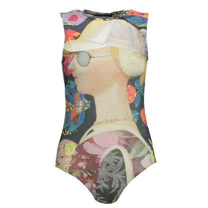 Desigual Grüner Polyester-Bodysuit