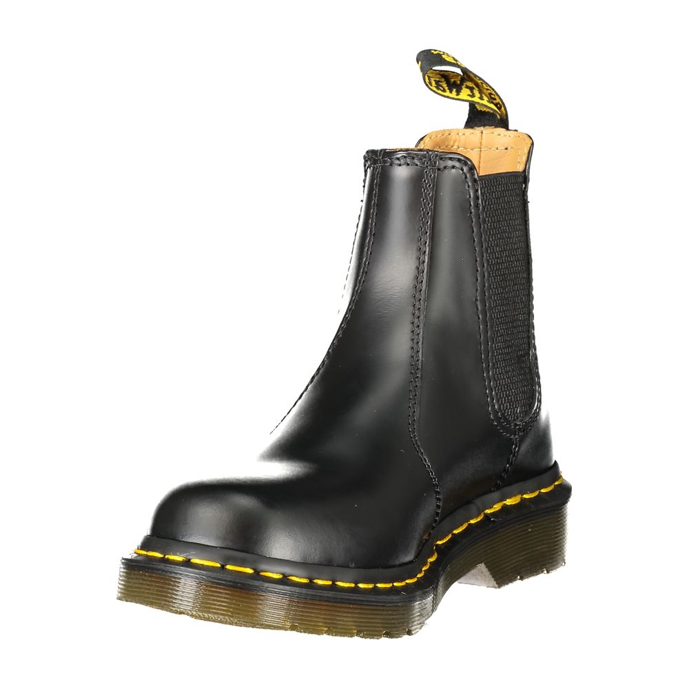 Dr. Martens Black Leather Unisex Ankle Boot