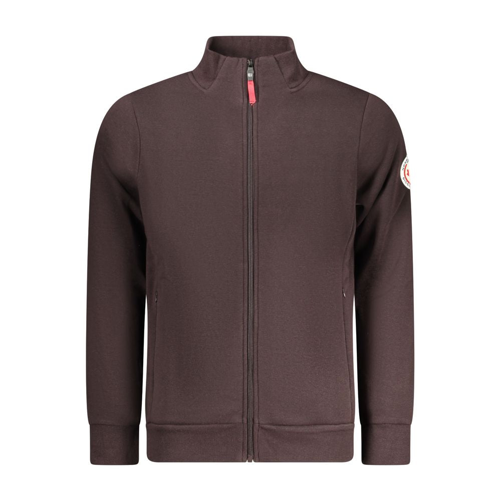 Norway 1963 Brauner Baumwoll-Sweatshirt