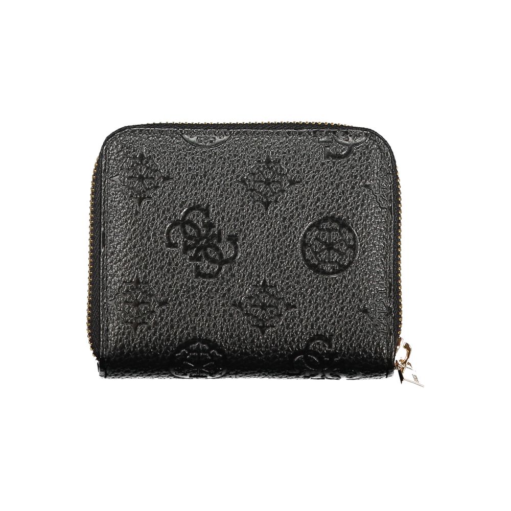 Guess Jeans Nero Poliuretano Women Wallet