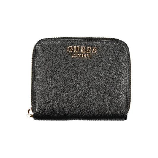 Guess Jeans Black Polyurethane Women Wallet
