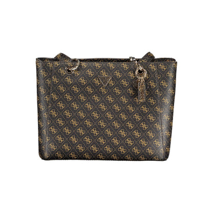 Guess Jeans Marrone Poliuretano Women Handbag