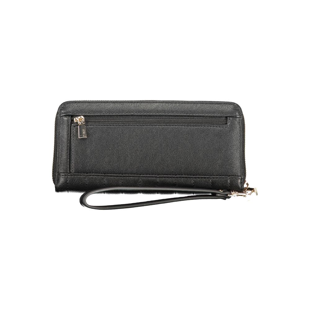 Guess Jeans Black Polyurethane Women Wallet