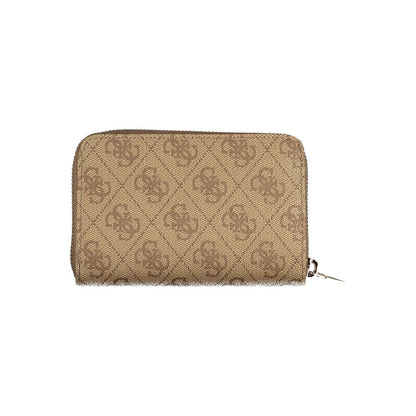 Guess Jeans Beige Polyethylene Women Wallet