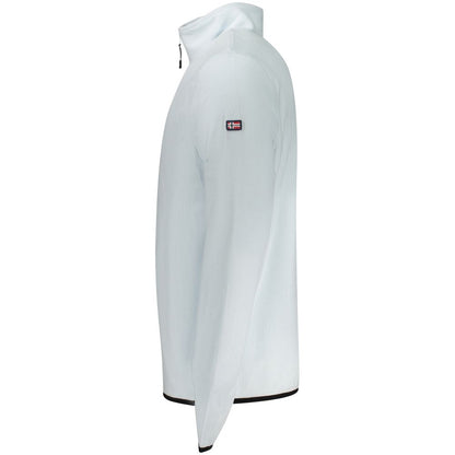 Norway 1963 Blauer Polyester-Pullover für Herren