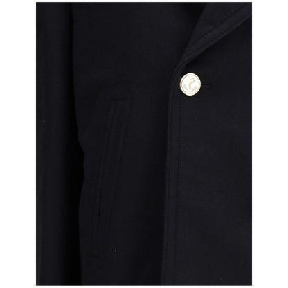 Thom Browne Blue Fabric Coat