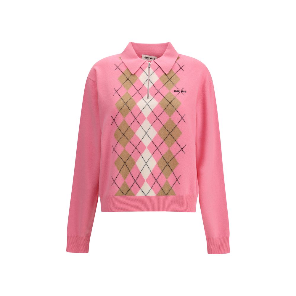 Miu Miu Multicolor Cashmere Sweatshirt