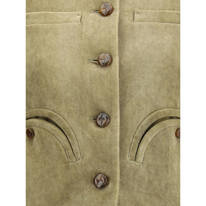 Blazé Milano Green Cotton Coat