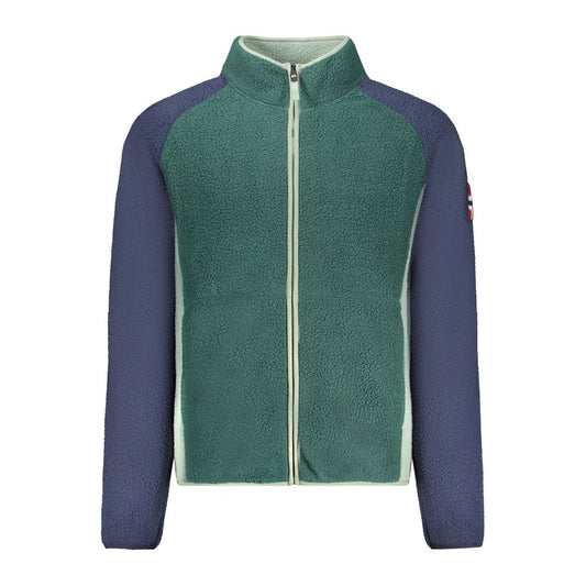 Norway 1963 Grüner Polyester-Pullover für Herren