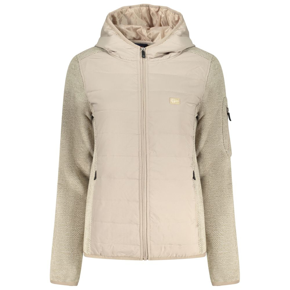 Norway 1963 Beige Polyester-Jacke für Damen