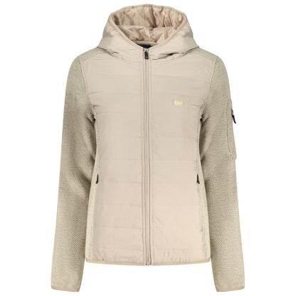 Norway 1963 Beige Polyester-Jacke für Damen