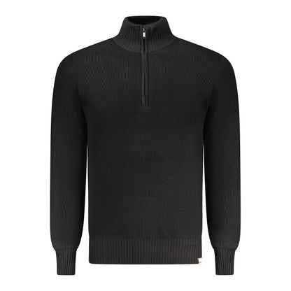 Rifle Black Viscosa Men Sweater