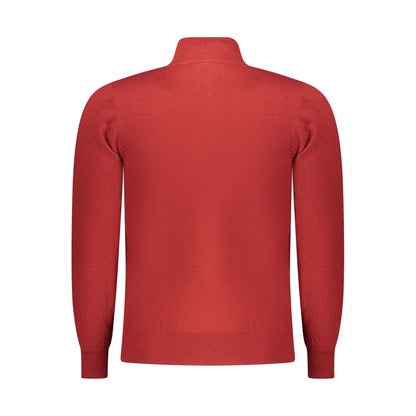 Rifle Red Polyester Men Sweater
