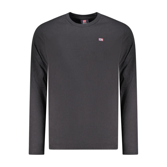 Norway 1963 Schwarzes Baumwoll-T-Shirt für Herren