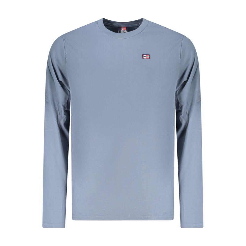 Norway 1963 Blaues Baumwoll-T-Shirt für Herren