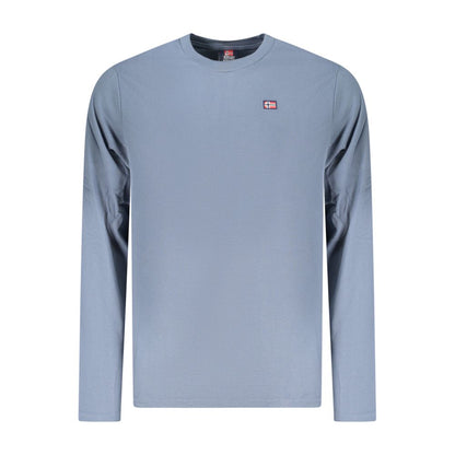 Norway 1963 Blaues Baumwoll-T-Shirt für Herren