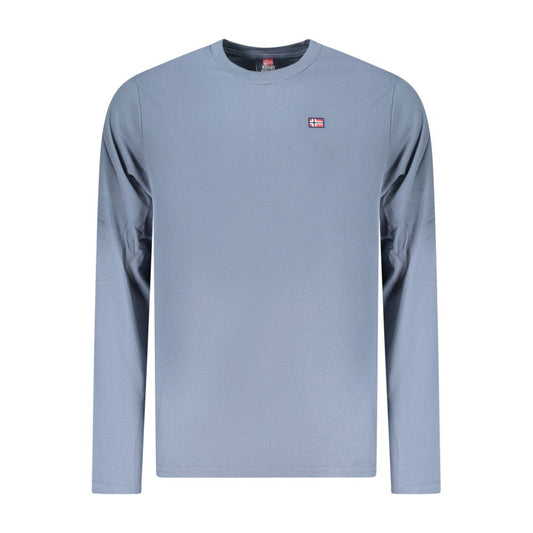 Norway 1963 Blaues Baumwoll-T-Shirt für Herren