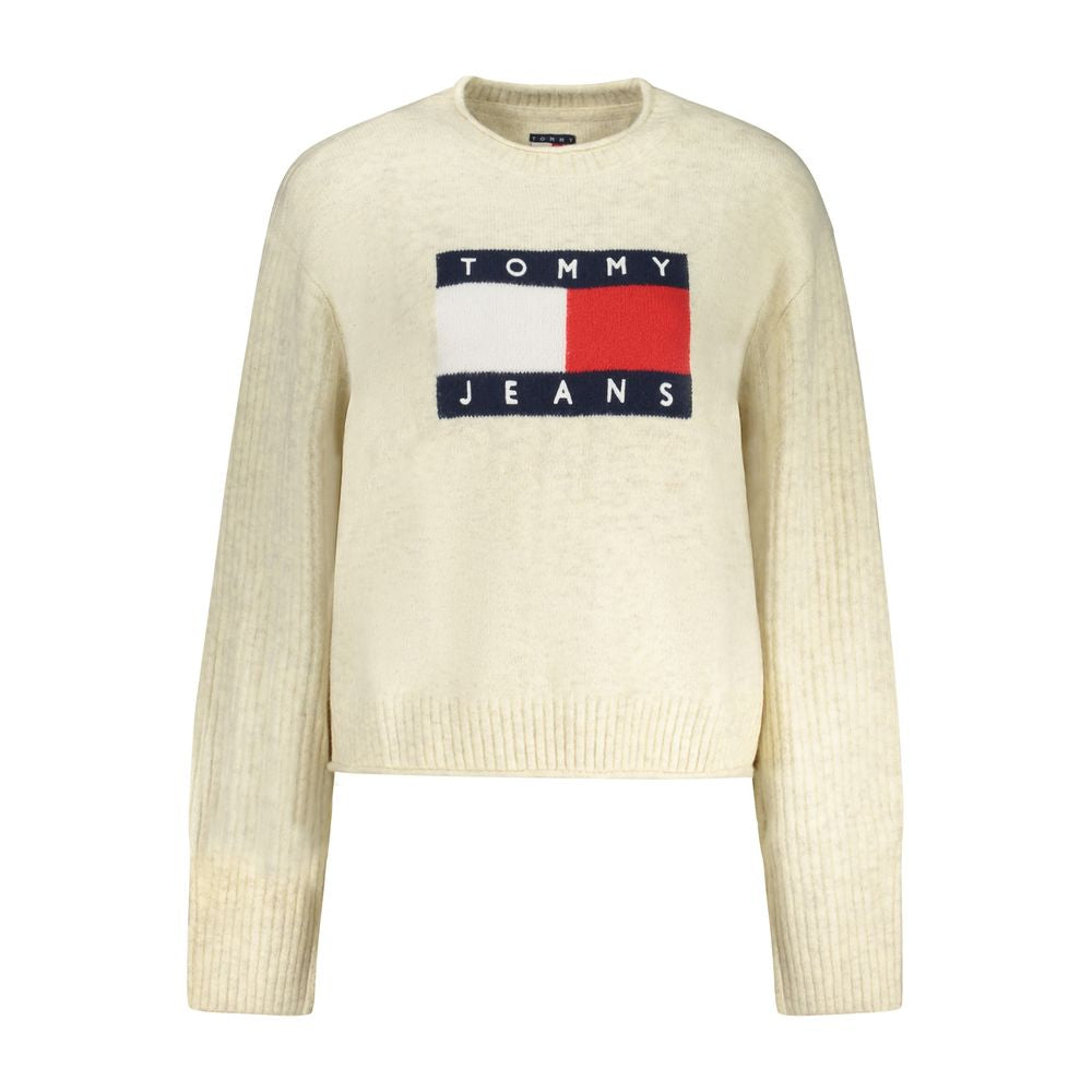 Tommy Hilfiger Beiger Wollpullover für Damen