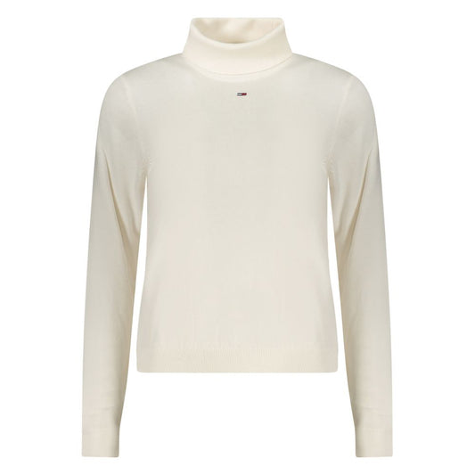 Tommy Hilfiger White Cotton Women Sweater