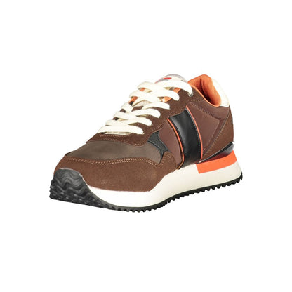 Norway 1963 Braune Polyester-Sneaker für Herren