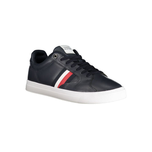 Tommy Hilfiger Blauer Herren-Sneaker aus Leder