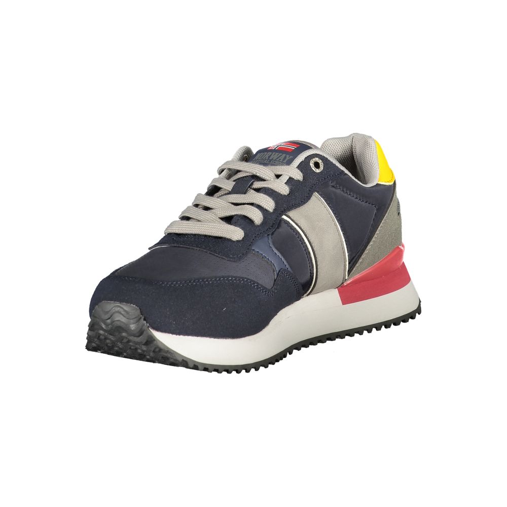 Norway 1963 Blauer Polyester-Sneaker für Herren