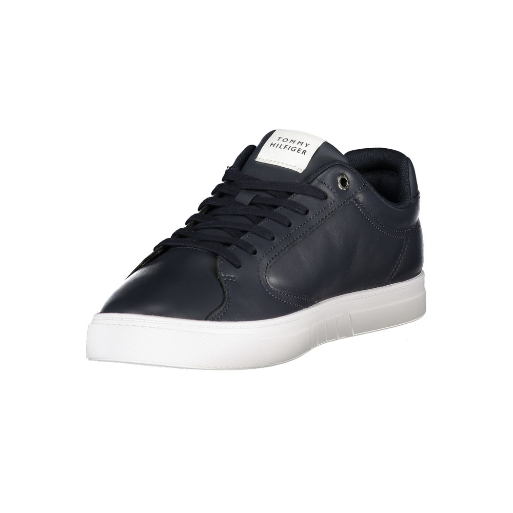 Tommy Hilfiger Blauer Herren-Sneaker aus Leder