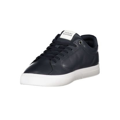 Tommy Hilfiger Blauer Herren-Sneaker aus Leder