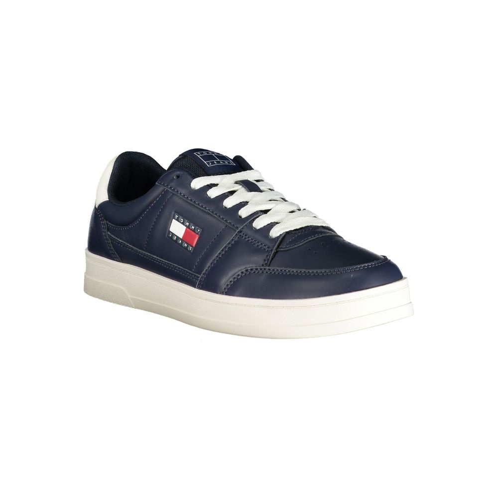 Tommy Hilfiger Blauer Herren-Sneaker aus Leder