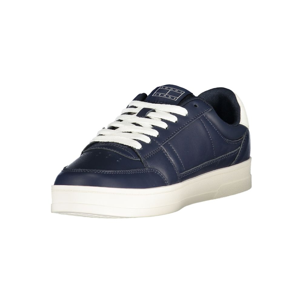 Tommy Hilfiger Blauer Herren-Sneaker aus Leder
