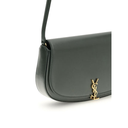 Saint Laurent Bicolor Calf Leather Bos Taurus Shoulder Bag