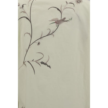 Baziszt Yellow Cotton Pattern Shirt