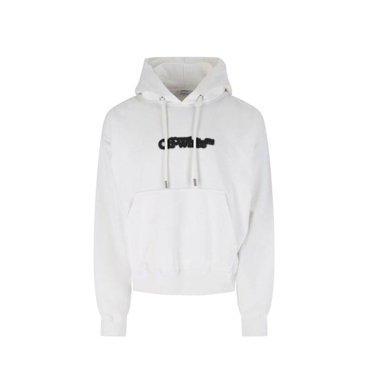 Off-White Baumwoll-Sweatshirt in Weiß
