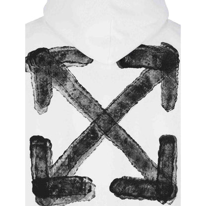 Off-White Baumwoll-Sweatshirt in Weiß