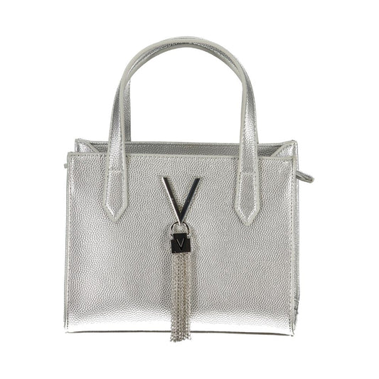 Mario Valentino Gray Polyethylene Handbag