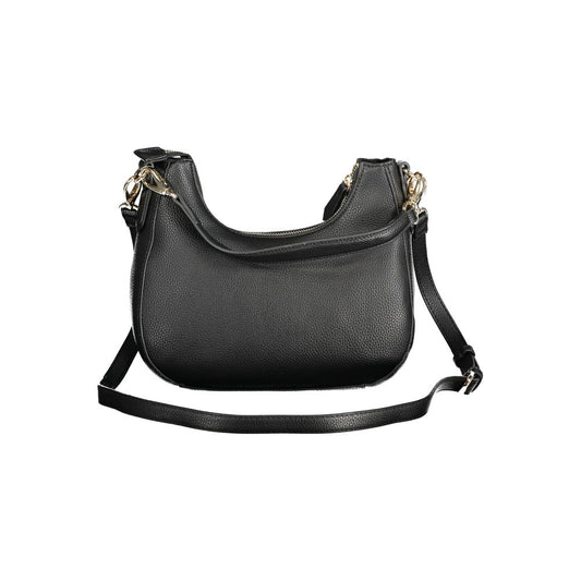 Mario Valentino Black Polyurethane Women Handbag