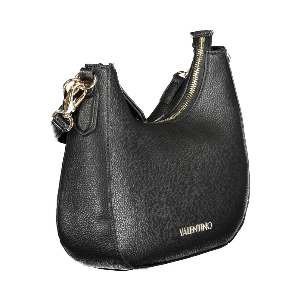 Mario Valentino Black Polyurethane Women Handbag