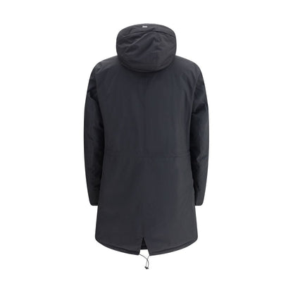 Herno Black Polyester Parka