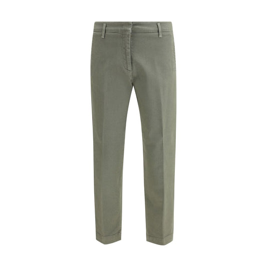 Cruna Bicolor Cotton Casual Pants